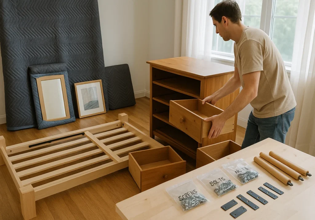 How to Prep Heavy Furniture and Fragile Items