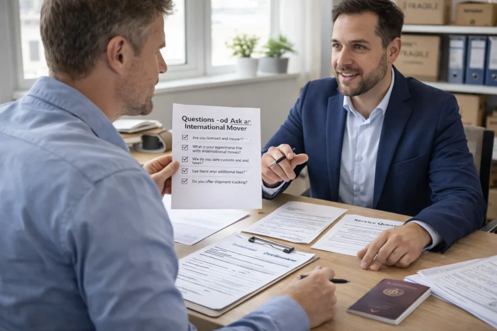 Questions to Ask Before Hiring an International Moving Company