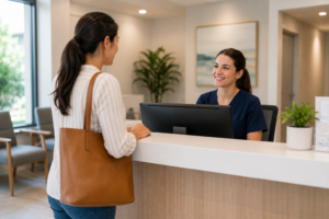 Medical clinic reception